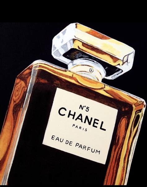 chanel parfum water paint|chanel perfume bottle paintings.